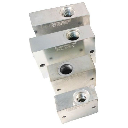 Manifold de 2 vías - DCP Series - Comatrol - de aluminio / para electroválvula / hidráulico