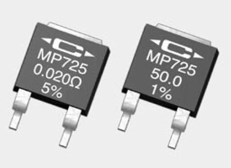Resistencia en capa gruesa - MP725 series  - Caddock Electronics - de alta potencia / SMD