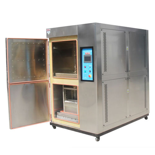 Cámara de pruebas termostática - TS-150 B - AI SI LI (China) Test Equipment Co., Ltd - de choques térmicos / con ruedas / 2 zonas