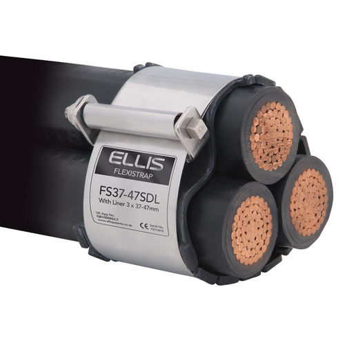 Abrazadera de cable de acero inoxidable - Flexi-Strap series - Ellis - para carga pesada