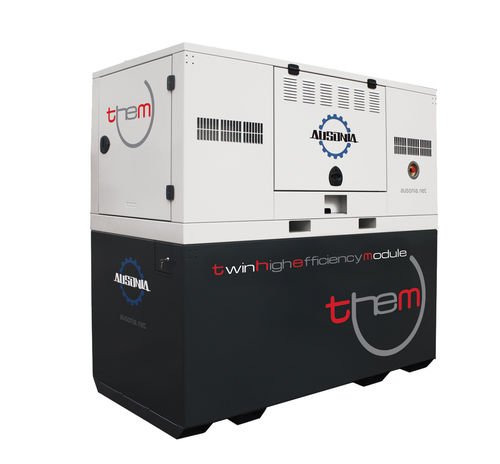 Grupo electrógeno diésel - THEM - Twin High Efficiency Module - Ausonia S.r.l. - trifásico / 60 Hz / inyección indirecta