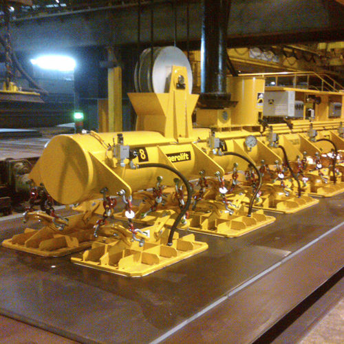 Elevador de ventosas para chapas - Aerolift Industrials B.V. - para cargas pesadas / para puente grúa / horizontal