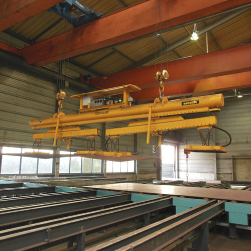 Elevador de ventosas para chapas - Aerolift Industrials B.V. - para puente grúa / horizontal