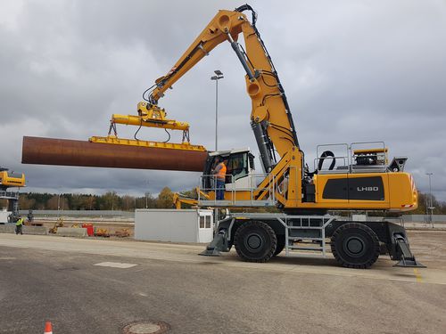 Elevador de ventosas para cargas pesadas - Aerolift Industrials B.V. - para canalizaciones / para la industria / horizontal