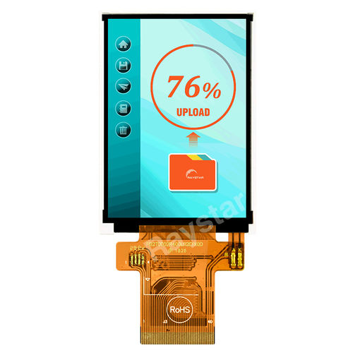 Módulo de visualización LED - RFJ240L-AYW-DNN - Raystar Optronics, Inc. - TFT LCD / IPS / de matriz de puntos
