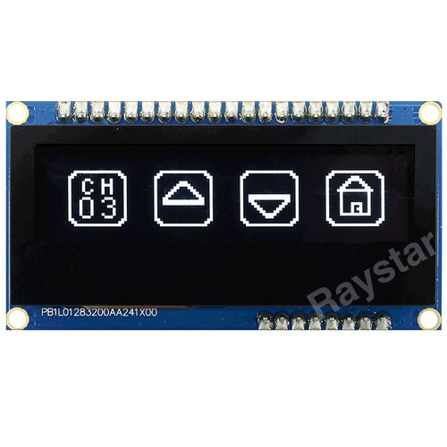 Módulo de visualización con pantalla táctil capacitiva - REP012832A-CTP - Raystar Optronics, Inc. - OLEDs / de color / gráfico