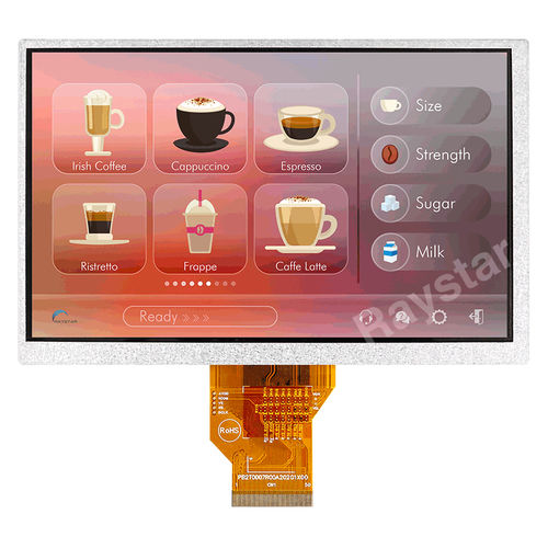 Módulo de visualización LED - RFF700A2-AZH-DNN - Raystar Optronics, Inc. - TFT LCD / de color / de matriz de puntos
