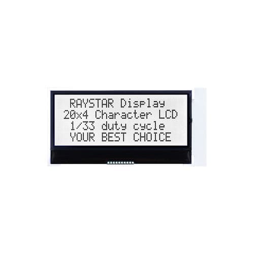 Visualizador LCD - RX2004B - Raystar Optronics, Inc. - 20 x 4 / de 4 líneas / empotrable