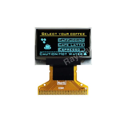 Módulo de visualización OLEDs - REX012864AB - Raystar Optronics, Inc. - de color / gráfico / de matriz de puntos