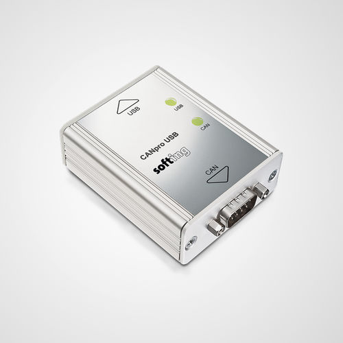 Tarjeta de interfaz USB - CANpro USB - Softing Industrial Automation - CAN / industrial / con puertos ultrarrápidos