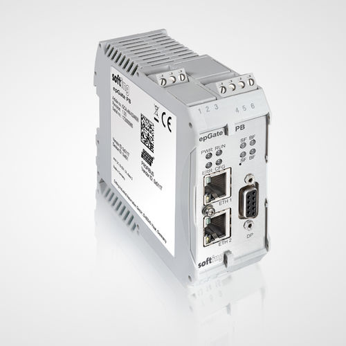 Pasarela de comunicación - epGate PB - Softing Industrial Automation - industrial / EtherNet/IP / RS-485