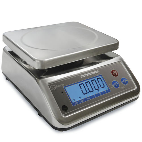 Balanza comercial - SAN - GIROPES - con pantalla LCD / de acero inoxidable / IP67