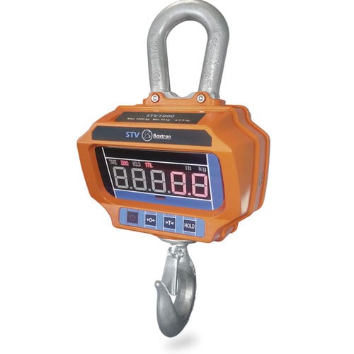 Gancho pesador digital - STV - GIROPES - rotativo / con pantalla LED / con batería recargable