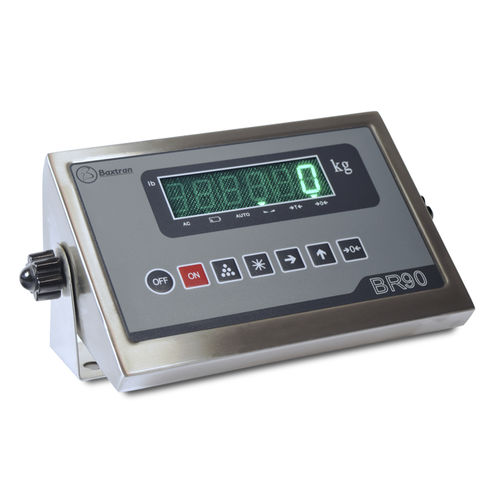 Indicador de pesaje con visualizador led - BR90 - GIROPES - benchtop / IP64 / de acero inoxidable