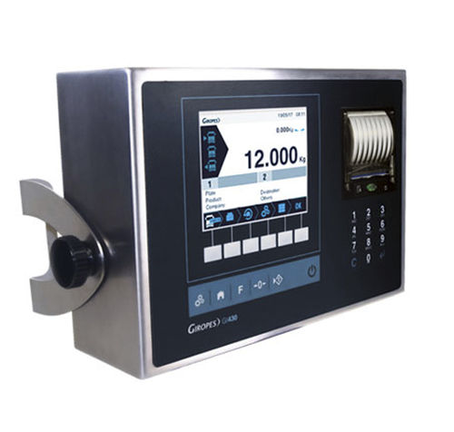 Indicador de pesaje con visualizador gráfico LCD - GI430 - GIROPES - benchtop / de pared / IP54