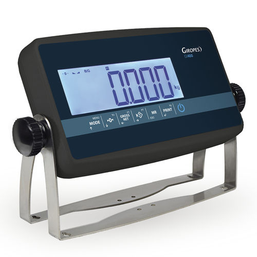 Indicador de pesaje visualizador LCD - GI400 LCD ABS - GIROPES - empotrable / benchtop / de pared