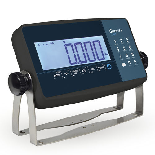 Indicador de pesaje visualizador LCD - GI410 LCD ABS - GIROPES - empotrable / benchtop / de pared