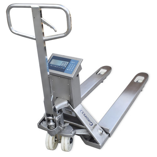 Transpaleta manual - TP410i WIDE - GIROPES - multifunción / de transporte / de acero inoxidable
