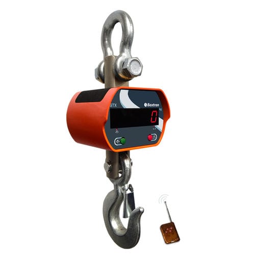 Gancho pesador digital - STX - GIROPES - con pantalla LED / con batería recargable / para la industria metalúrgica