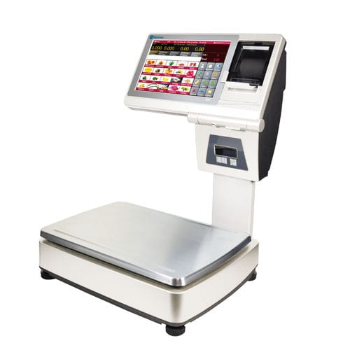 Balanza comercial - M80 - GIROPES - de mostrador / con doble visualizador / con pantalla táctil