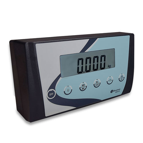 Indicador de pesaje visualizador LCD - IB10-S - GIROPES - empotrable / IP54 / RS-232