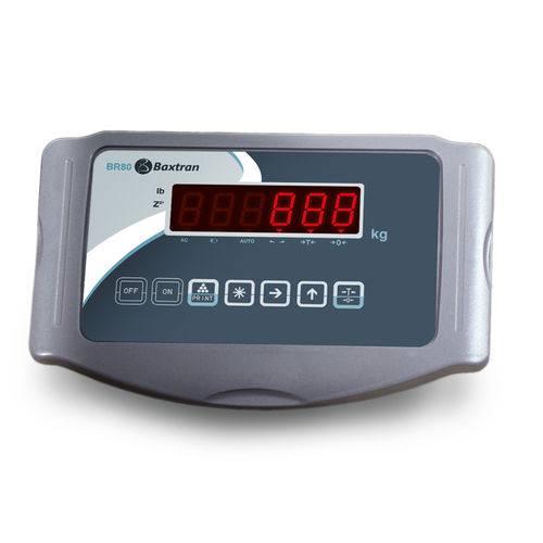 Indicador de pesaje con visualizador led - BR80 - GIROPES - benchtop / IP54 / con batería