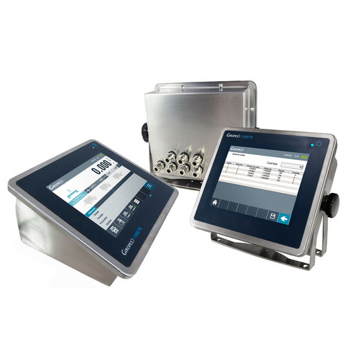 Indicador de pesaje con pantalla táctil - GI650D - GIROPES - benchtop / de pared / resistente al agua