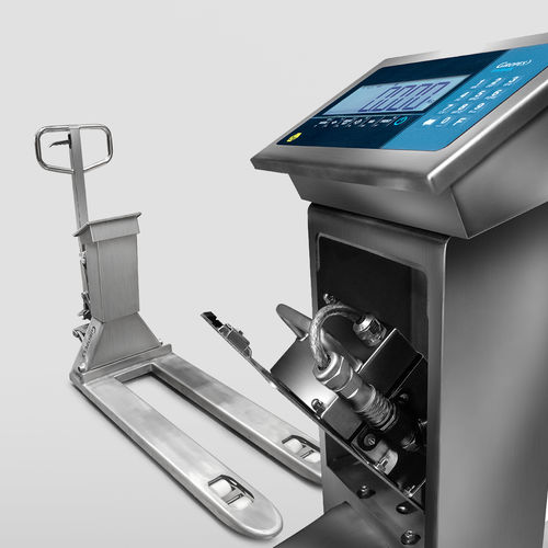 Transpaleta manual - TP410i ATEX - GIROPES - eléctrica / de acero inoxidable / para la industria agroalimentaria