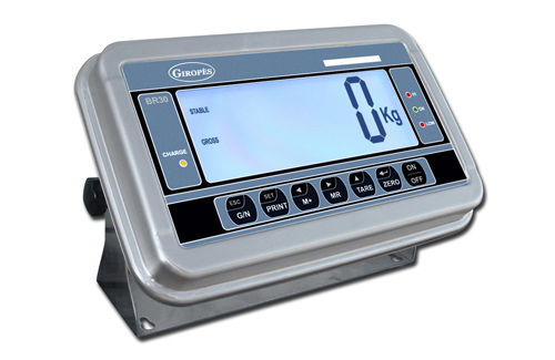 Indicador de pesaje digital - BR30 - GIROPES - visualizador LCD / benchtop / resistente al agua
