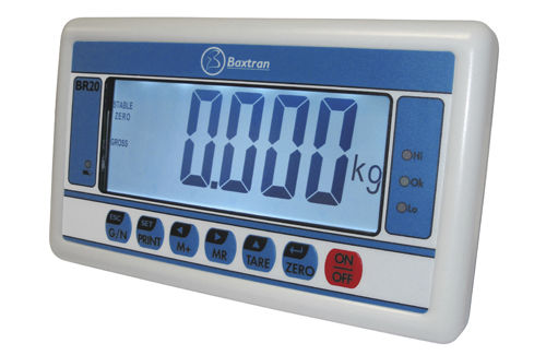 Indicador de pesaje digital - BR20 - GIROPES - visualizador LCD / empotrable / resistente al agua