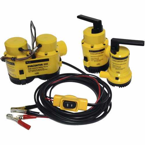Bomba de agua - EV series - RULE INDUSTRIES - con motor DC / industrial / de desagüe