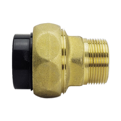 Adaptador hidráulico macho - IBG® - Praher Plastics Austria GmbH - de latón / en PVC-U