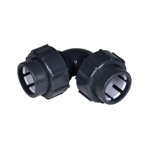 Racor hidráulico - IBG  - Praher Plastics Austria GmbH - rápido / codo de 90º / de EPDM