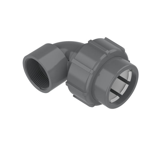 Racor hidráulico - IBG FlexFit® - Praher Plastics Austria GmbH - de rosca / rápido / codo de 90º