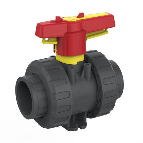 Válvula de bola - M1  - Praher Plastics Austria GmbH - manual / para agua potable / con brida