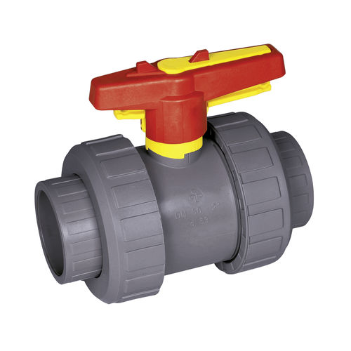Válvula de bola - S4  - Praher Plastics Austria GmbH - de palanca / para agua potable / con brida