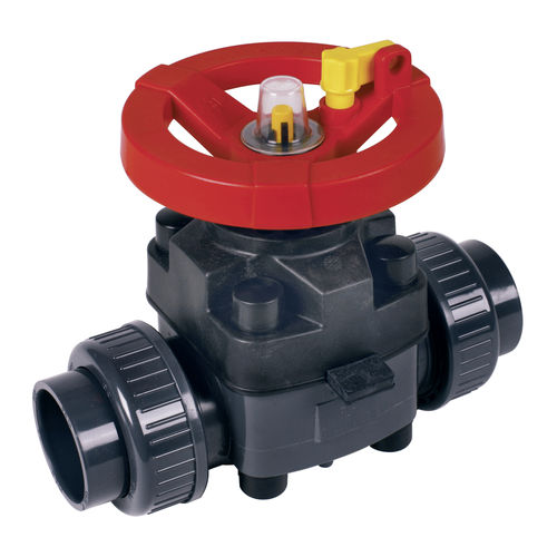 Válvula de membrana - T4  - Praher Plastics Austria GmbH - con volante / para fango / con brida