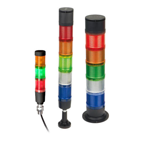 Columna de señalización LED - DTS-LED series  - DETAS - permanente / de 5 colores / IP65