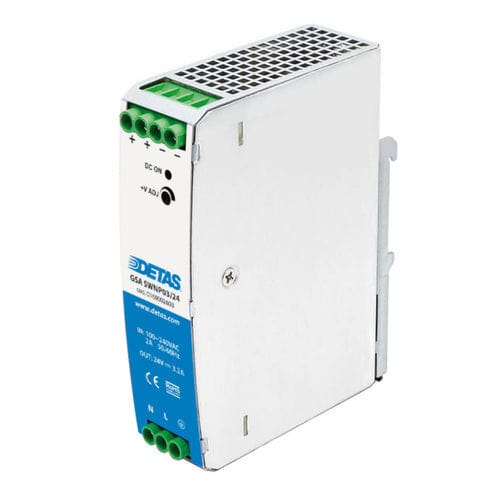 Alimentación eléctrica en riel DIN - GSA SWNP03 - DETAS - AC/DC / con protección de sobreintensidad / con protección contra sobrecargas