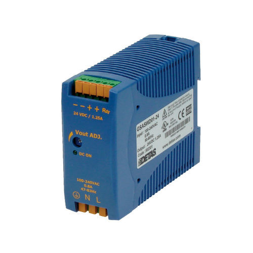Alimentación eléctrica en riel DIN - GSA SWD01 series - DETAS - AC/DC / de salida simple / conmutada