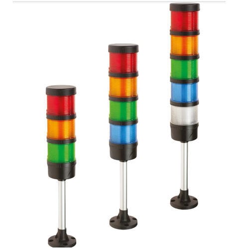 Columna de señalización LED - DTS-LED 70 LC series  - DETAS - permanente / de 5 colores / IP53
