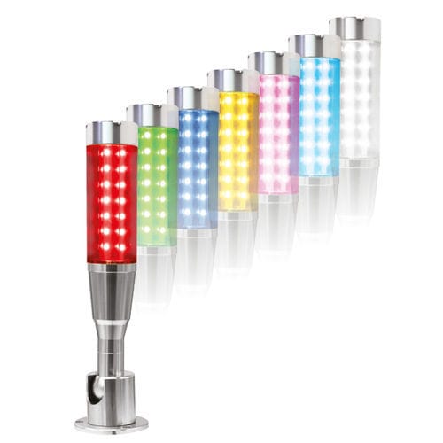 Columna de señalización LED - DTS-LED 50 MULTI BAT ALU 796 - DETAS - permanente