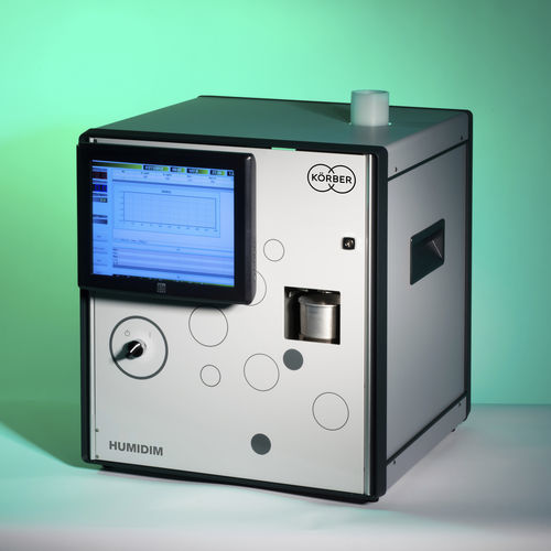Aparato de medición de densidad - Humidim - Körber Technologies GmbH - de diámetro / de humedad / de caudal