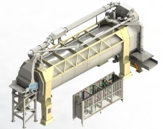 Línea de tratamiento de rollo - HAUNI Tobcon-LC - Körber Technologies GmbH - para tallo de tabaco