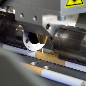 Máquina perforadora para la industria tabacalera - HAUNI Laserport - Körber Technologies GmbH - por láser