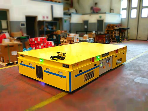AGV de manipulación - OMNI-E - AGV - MORELLO GIOVANNI S.r.l. - para cargas pesadas / eléctrico / omnidireccional