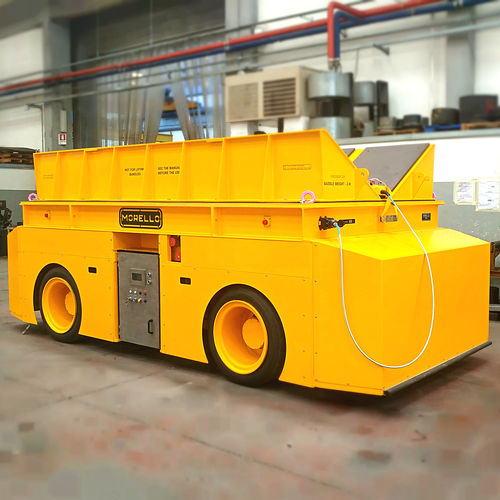 Transportador autopropulsado eléctrico - SGAE VC 65 t - ATEX - MORELLO GIOVANNI S.r.l. - de 2 ejes / para grandes cargas