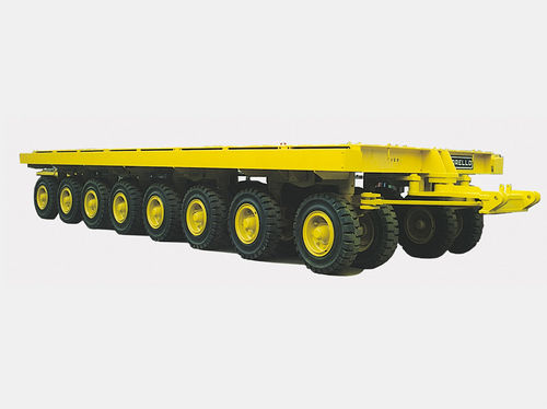 Remolque plataforma - 8 x 2.5 m | VCP3/A 120/8 - MORELLO GIOVANNI S.r.l. - para equipamiento industrial / de más de 6 ejes / de acoplamiento