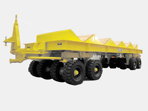 Remolque plataforma - 8.5 x 2.5 m | VCP3 100/4 - MORELLO GIOVANNI S.r.l. - para equipamiento industrial / de más de 6 ejes / de acoplamiento