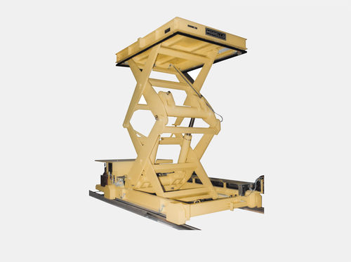 Mesa elevadora de doble tijera - PE SR 15/DX - MORELLO GIOVANNI S.r.l. - hidráulica / móvil